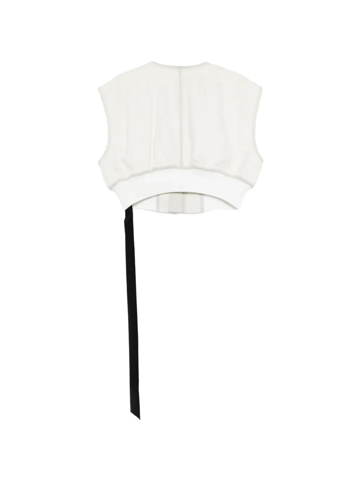 Rick Owens DRKSHDW ジップファスナー付きジレ - 画像2