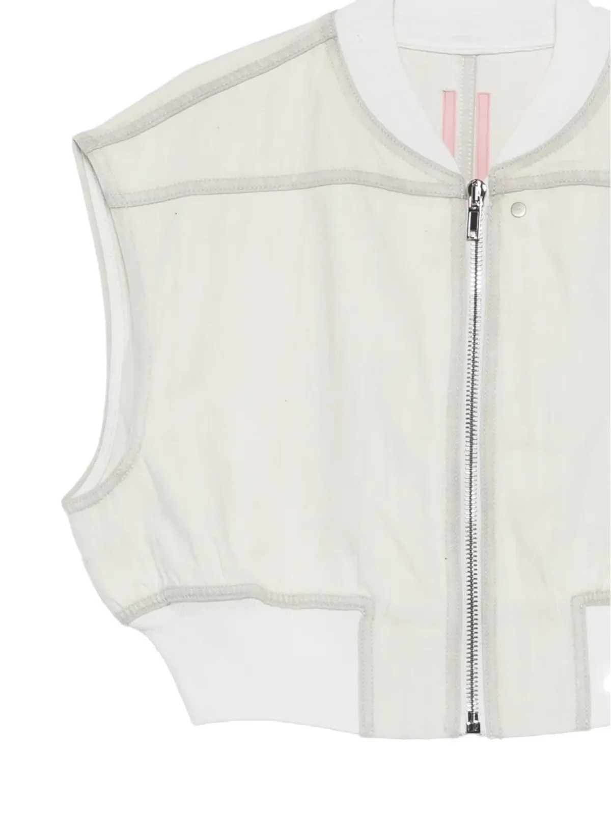 Rick Owens DRKSHDW ジップファスナー付きジレ - 画像3