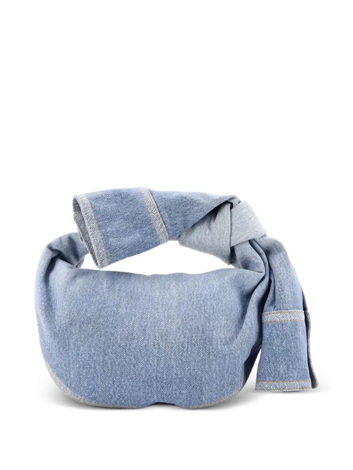 Bottega Veneta Pre-Owned BV Jodie Shirt Effect Denim Mini hobo bag - 画像2