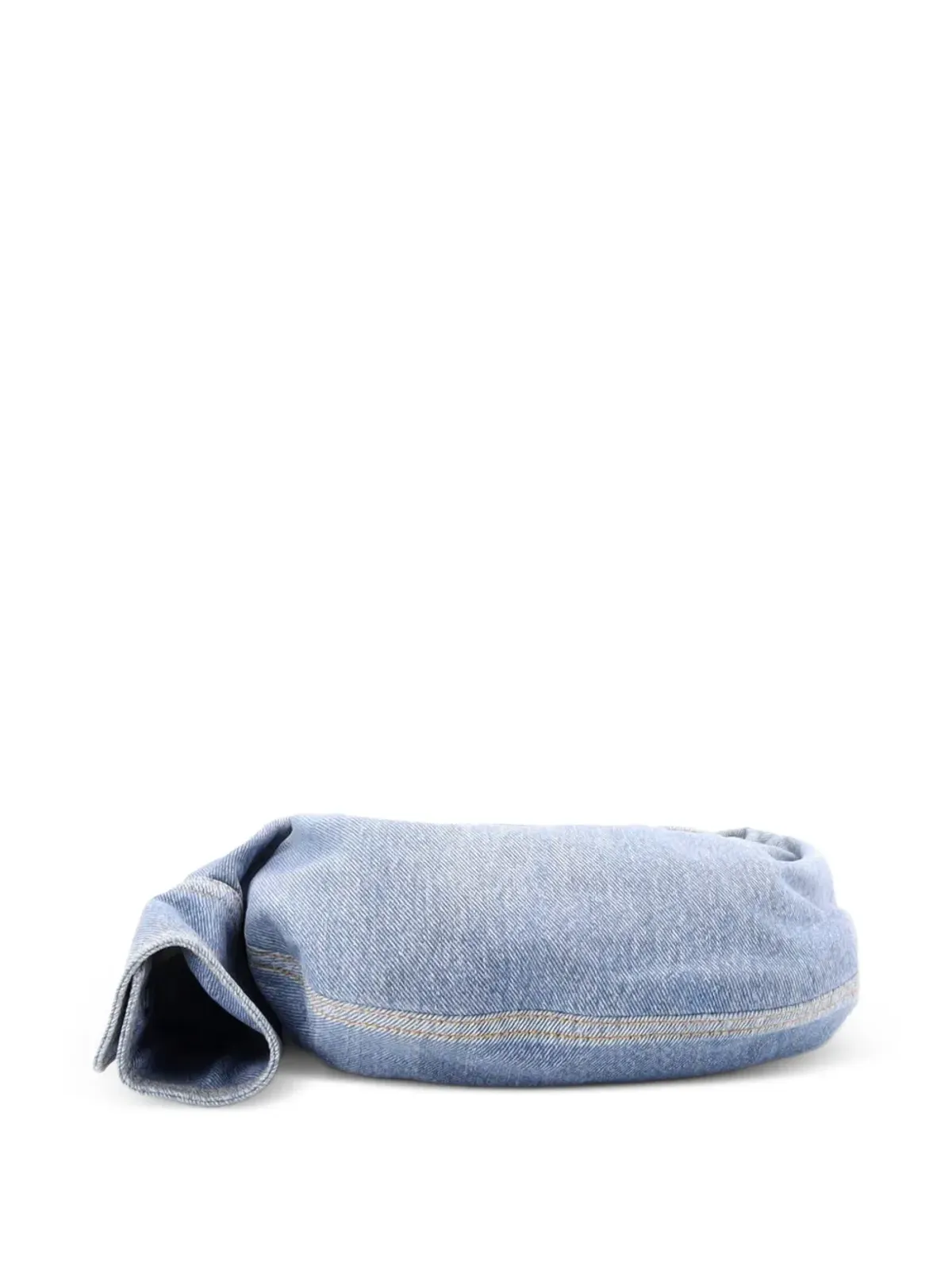 Bottega Veneta Pre-Owned BV Jodie Shirt Effect Denim Mini hobo bag - 画像4