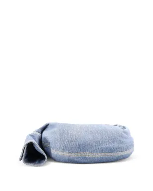 Bottega Veneta Pre-Owned BV Jodie Shirt Effect Denim Mini hobo bag - サムネイル4