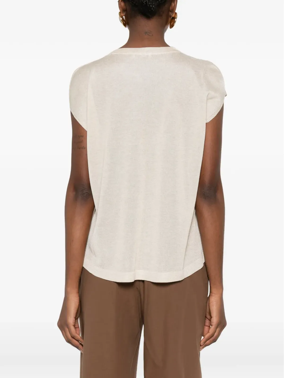PANICALE ボートネック Tシャツ - 画像4