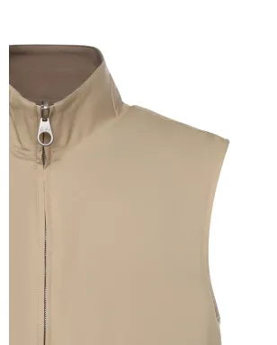 Loro Piana ジップアップ ノーカラー ジレ - サムネイル3
