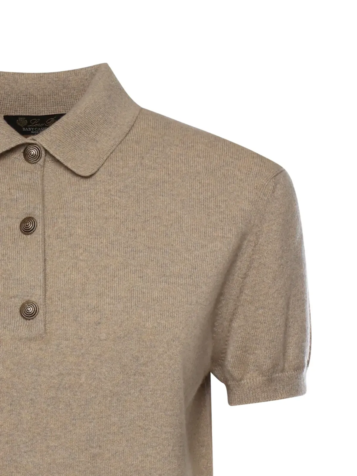 Loro Piana ボタン付きポロトップ - 画像3