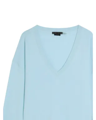 alice + olivia Williams Vネックトップ - ブルー - サムネイル2