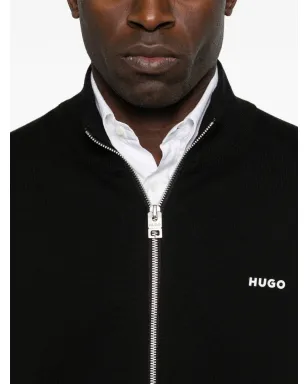 HUGO ジップ付きモックネック カーディガン - サムネイル5