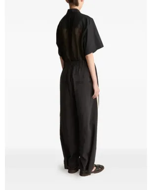 Lee Mathews アレクシア カラー ブロック トラックパンツ - ブラック - サムネイル3