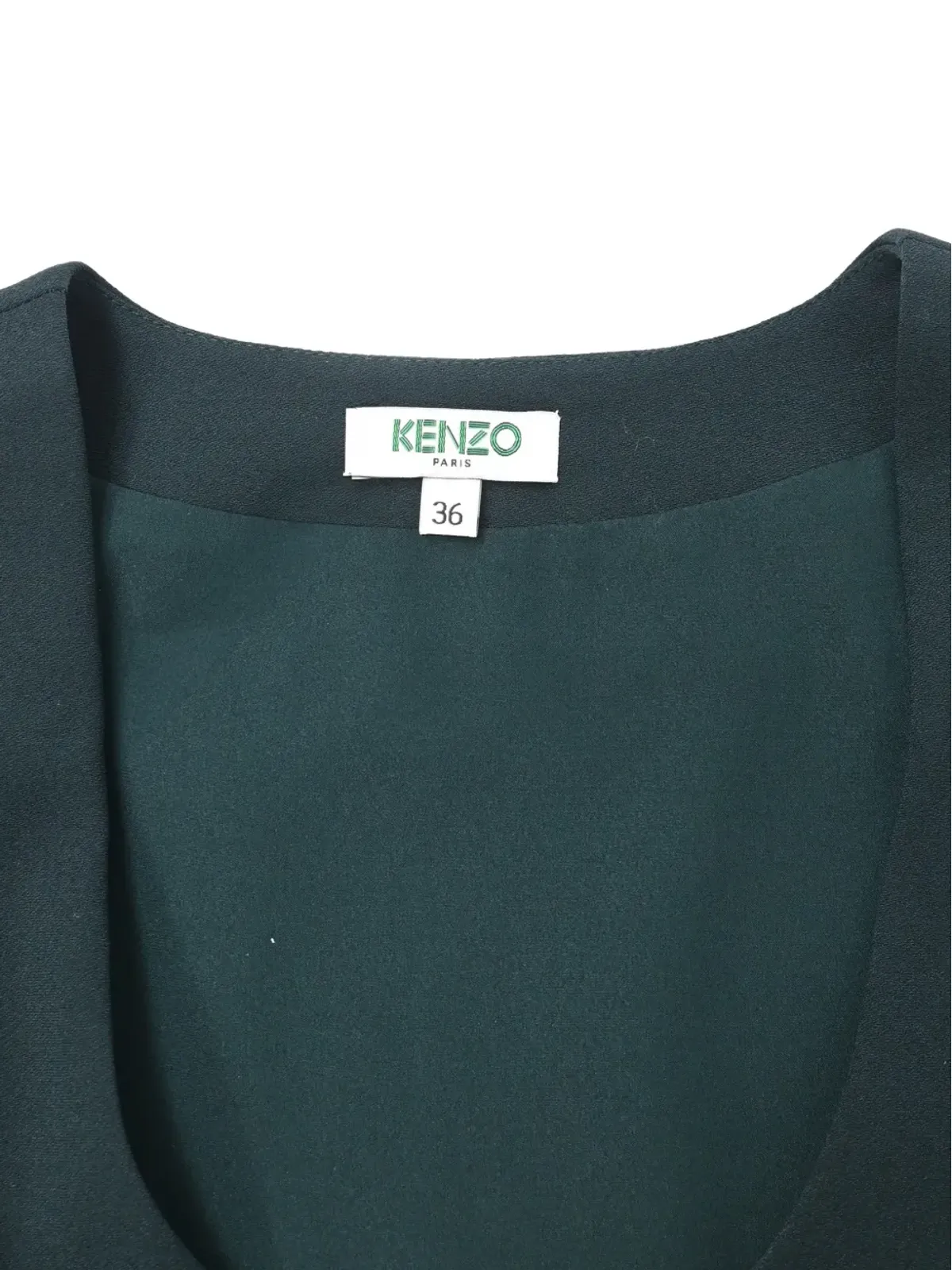 Kenzo Pre-Owned アシンメトリックヘム ミディドレス - 画像4