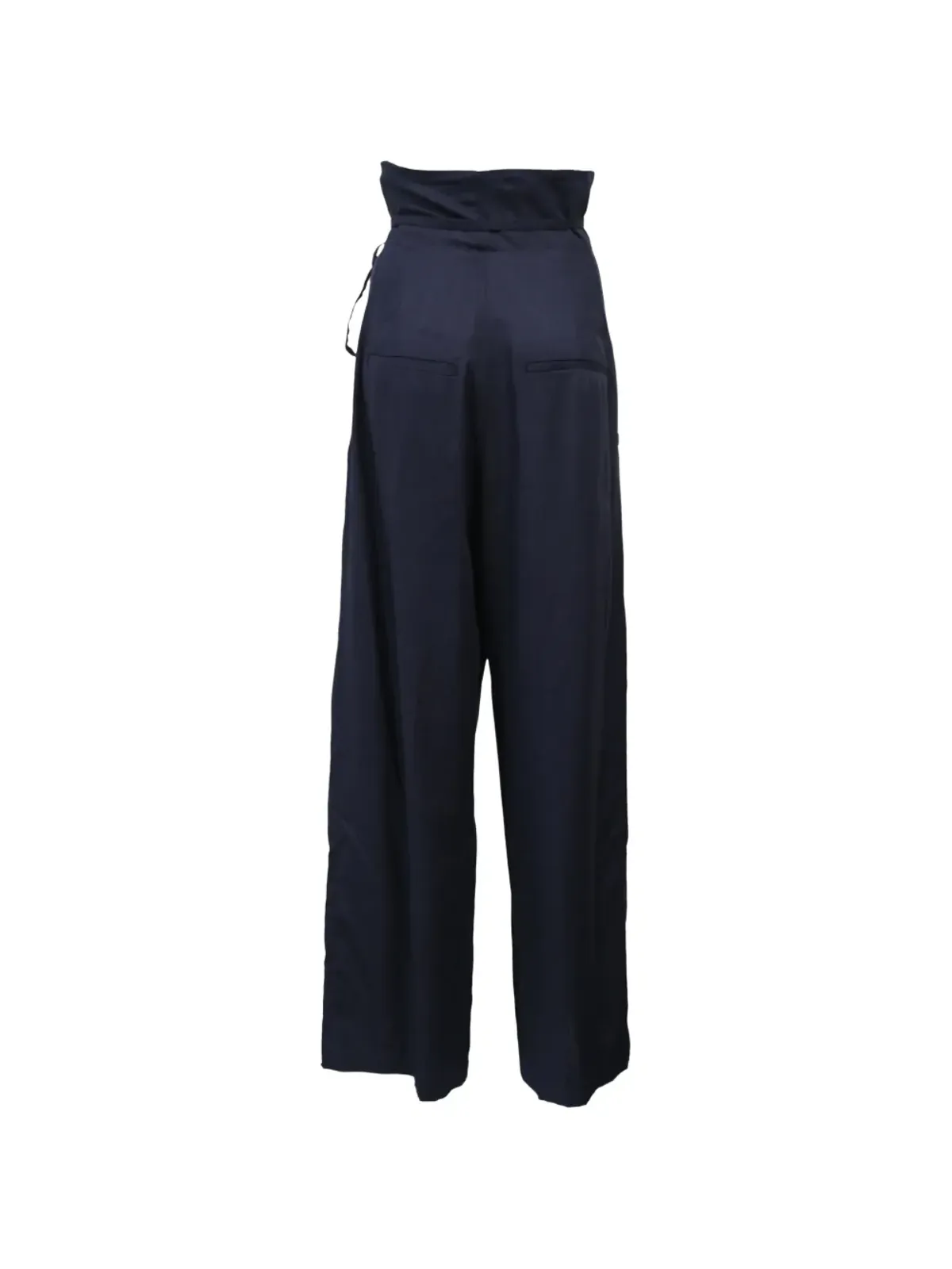 Jacquemus Pre-Owned ノヴィオ ウーブン ワイドレッグパンツ - ブルー - 画像2