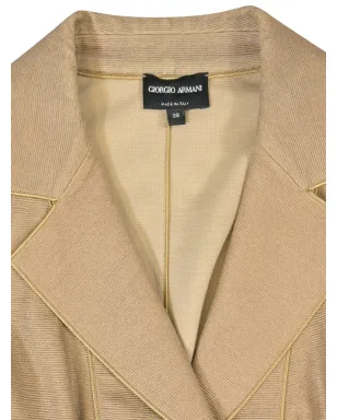 Giorgio Armani Pre-Owned シングルブレスト パイピング ブレザー - サムネイル4