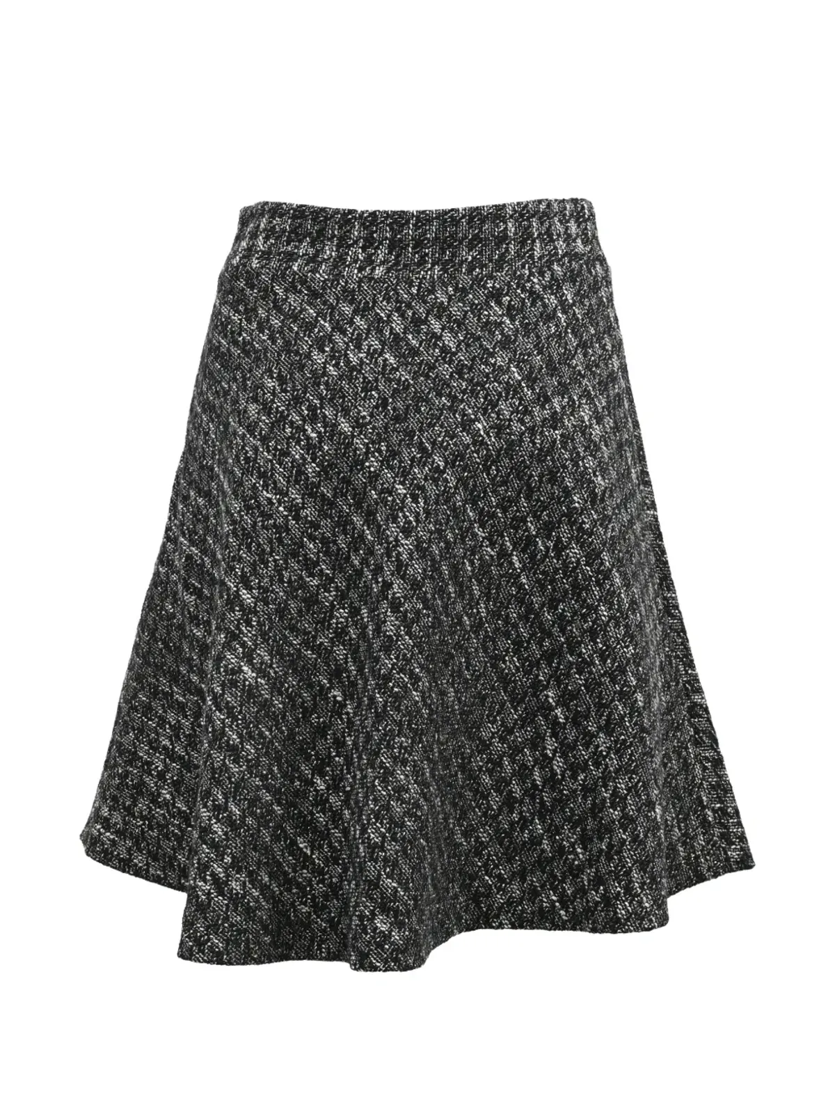 Red Valentino Vintage 柄入りツイードミディスカート - ブラック - 画像2
