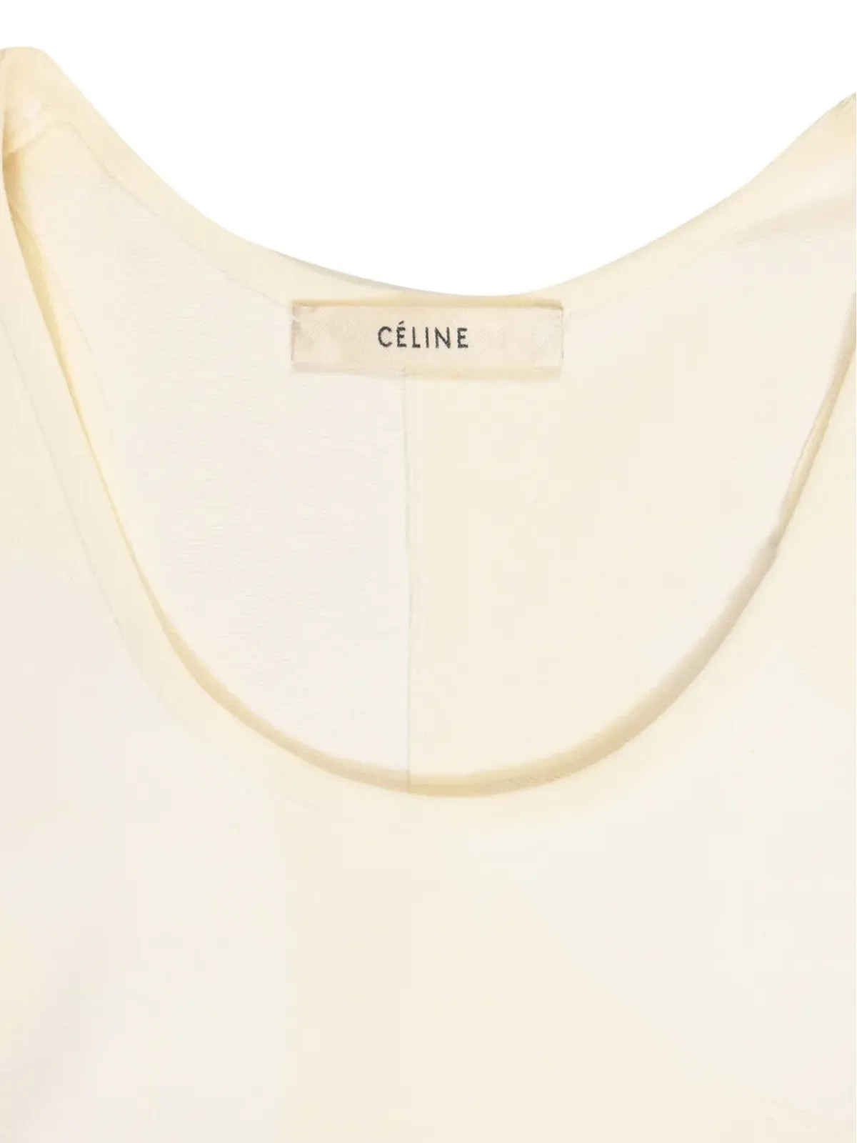 Celine Pre-Owned スクープネックニットミニドレス - 画像5