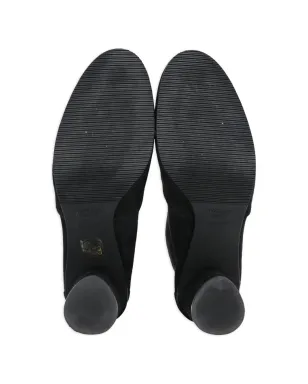 Stuart Weitzman Margot スエード アンクルブーツ ブラック - サムネイル5