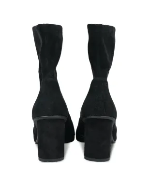 Stuart Weitzman Margot スエード アンクルブーツ ブラック - サムネイル3