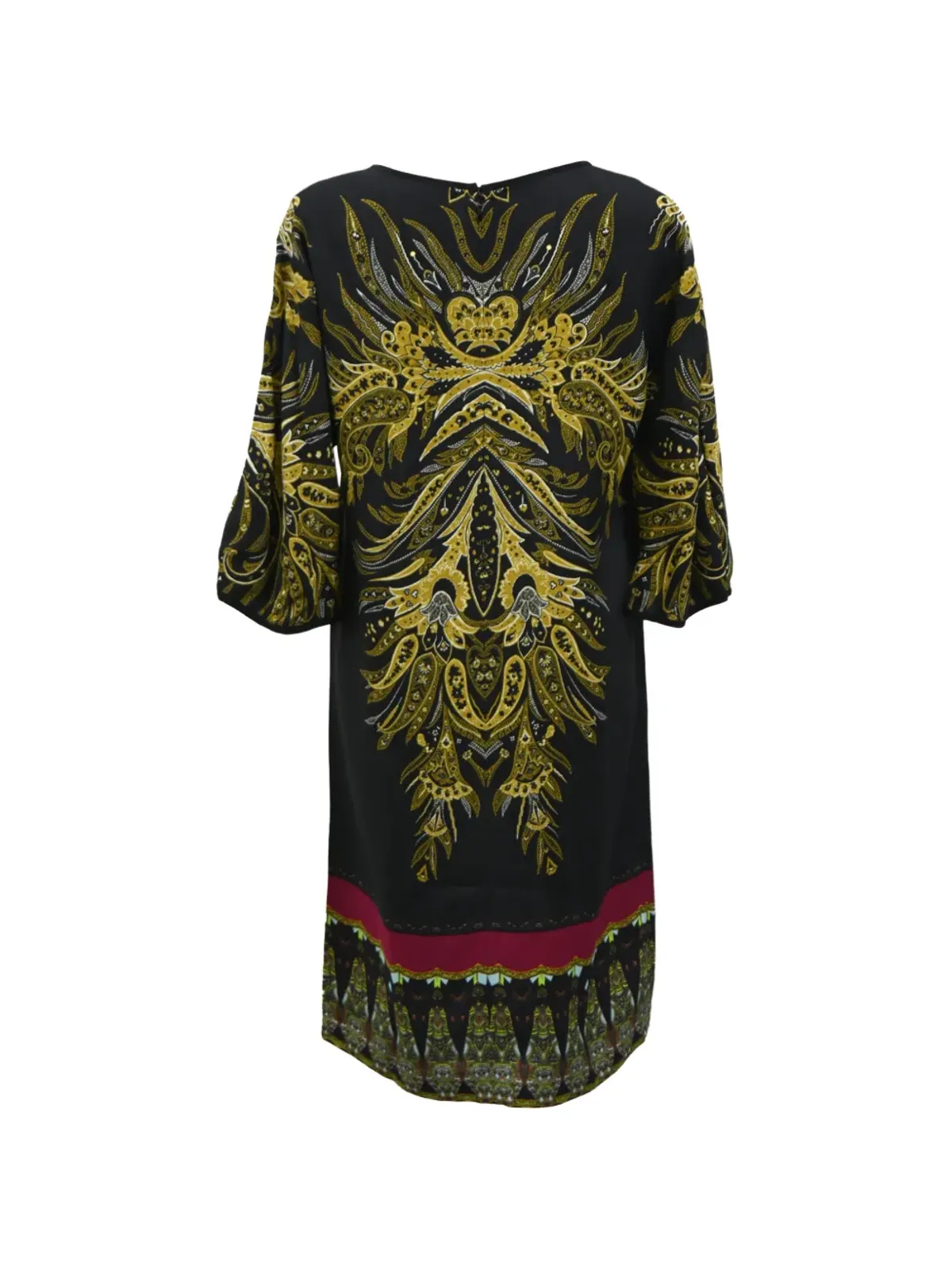 Etro Vintage プリントミディドレス - ブラック - 画像2
