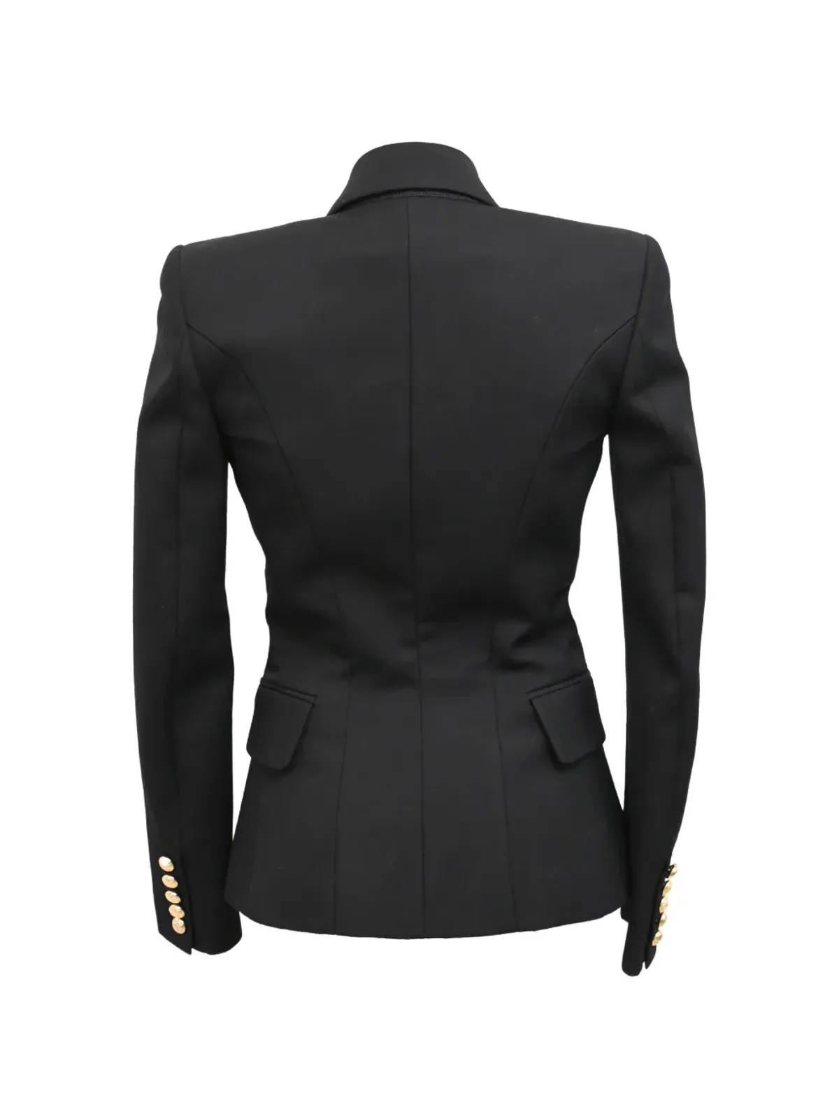 Balmain Pre-Owned ダブルブレストブレザー - ブラック - 画像2