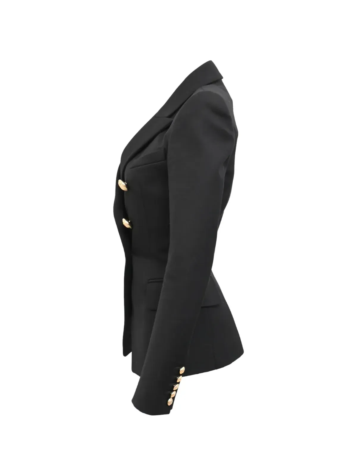 Balmain Pre-Owned ダブルブレストブレザー - ブラック - 画像3
