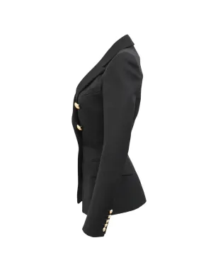 Balmain Pre-Owned ダブルブレストブレザー - ブラック - サムネイル3