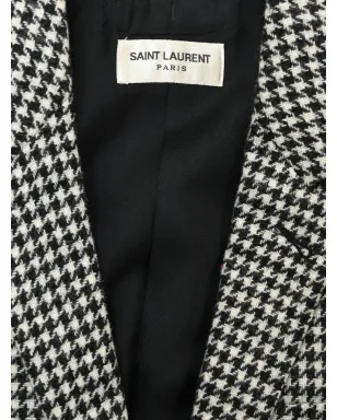 Saint Laurent Pre-Owned 千鳥格子柄 シングルブレスト ブレザー - サムネイル5