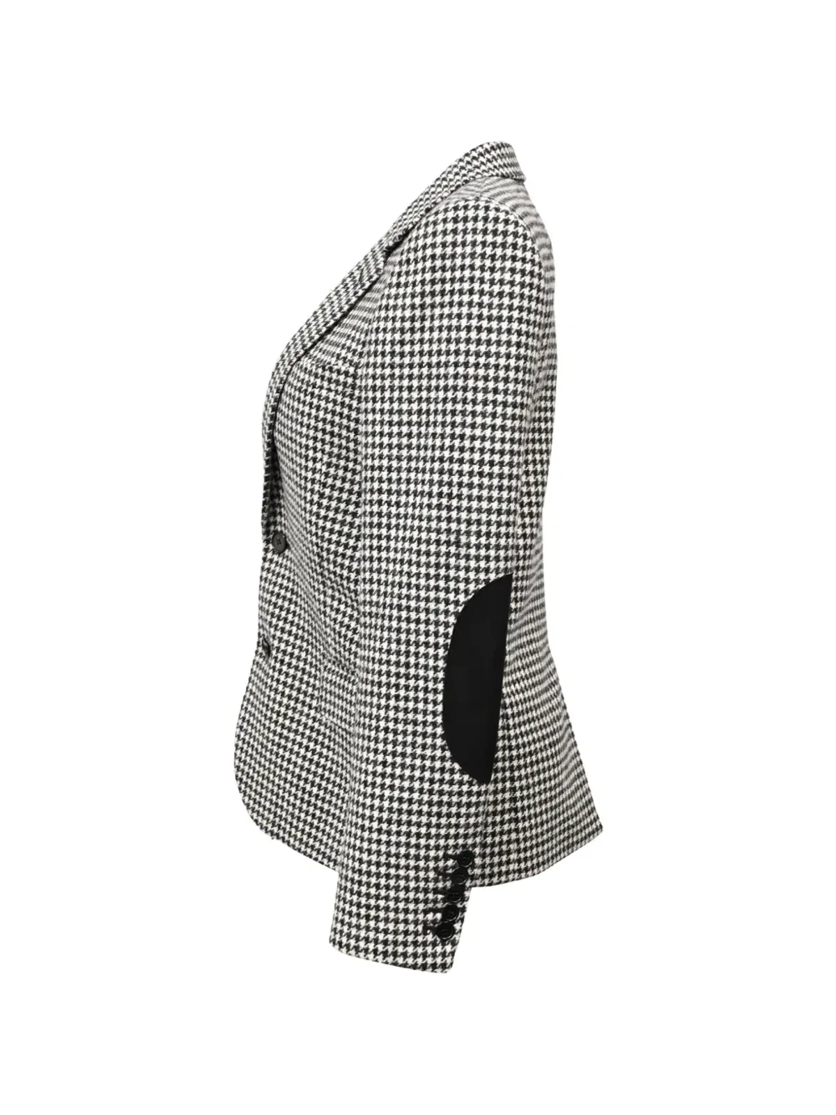 Saint Laurent Pre-Owned 千鳥格子柄 シングルブレスト ブレザー - 画像3