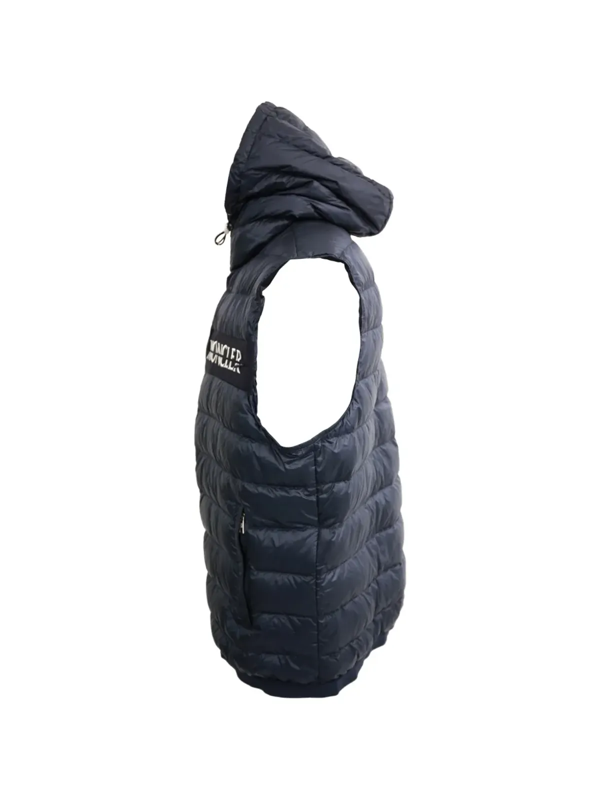 Moncler Vintage Laruns ロゴプリント フード付きジレ - 画像3