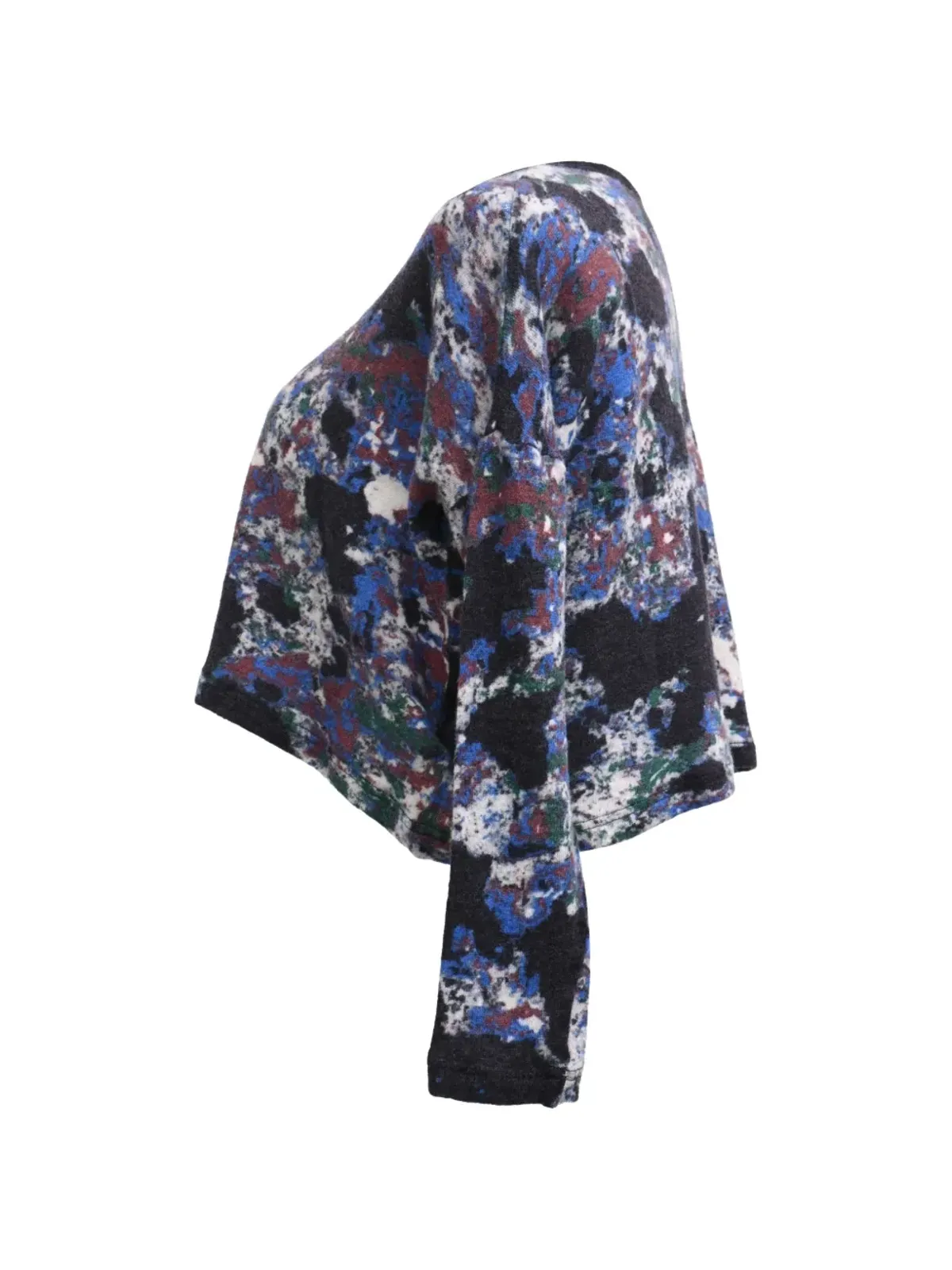 Yohji Yamamoto Pre-Owned クロップド迷彩プリント セーター - 画像3