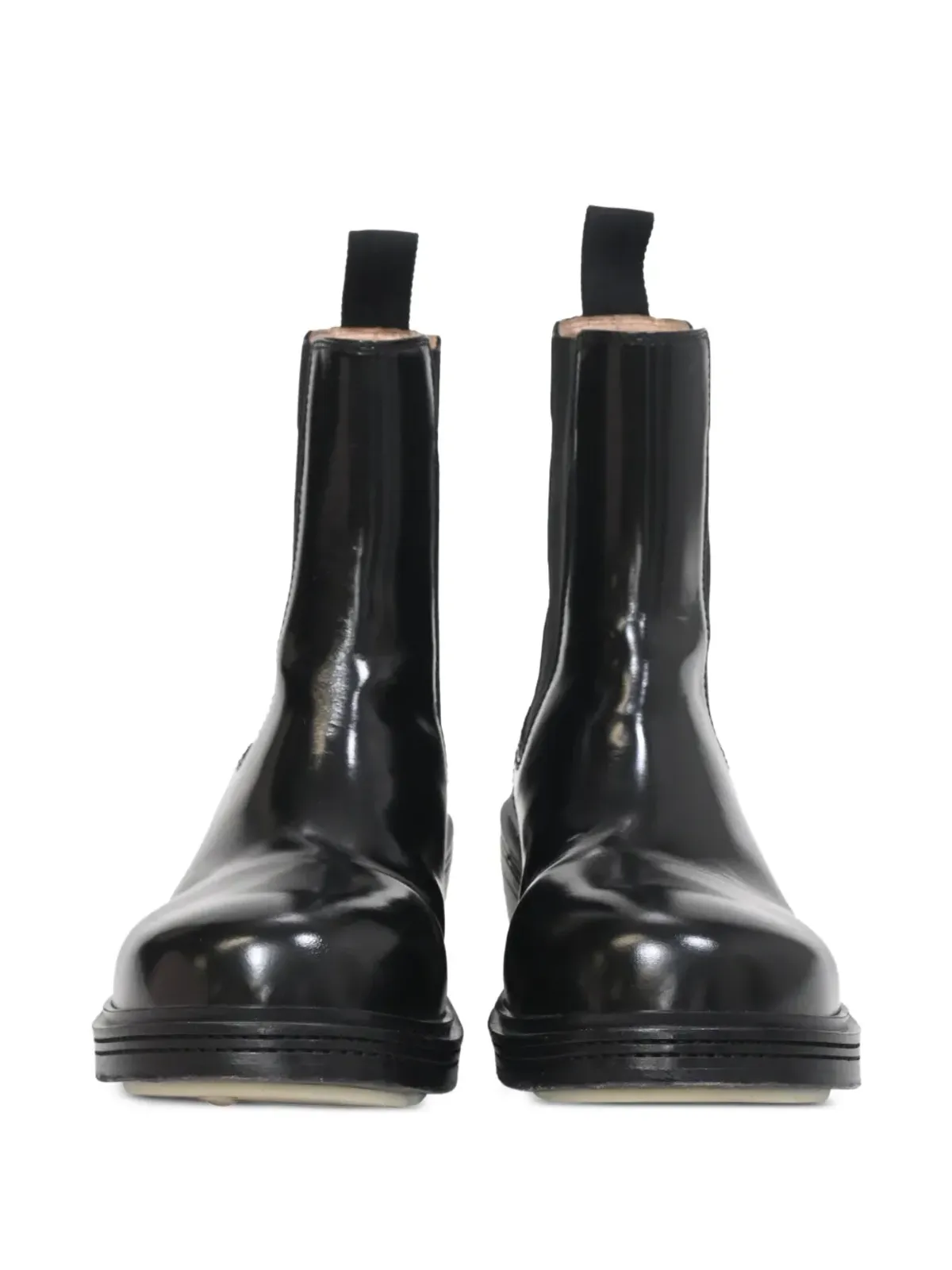 Bottega Veneta Pre-Owned レザー チェルシーブーツ - 画像4