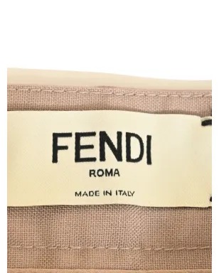 Fendi Pre-Owned ロゴ刺繍 ハイライズパンツ - サムネイル4