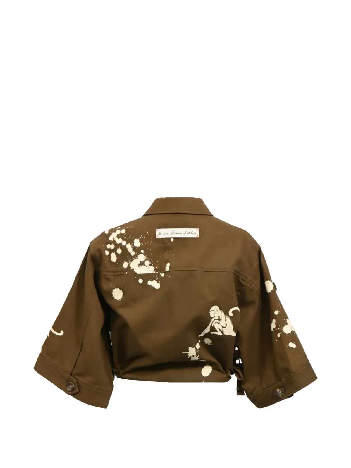 Red Valentino Vintage printed cropped jacket - 画像2