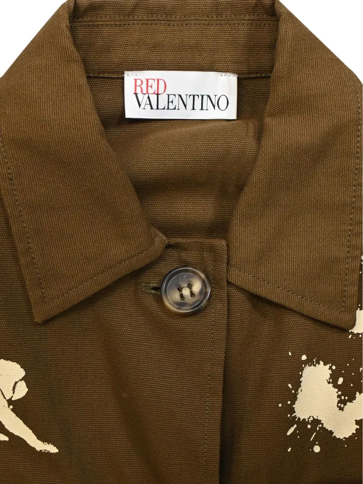 Red Valentino Vintage printed cropped jacket - 画像4