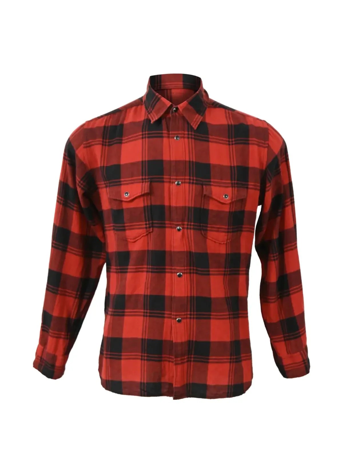 Saint Laurent Pre-Owned チェック柄シャツ - レッド - 画像1