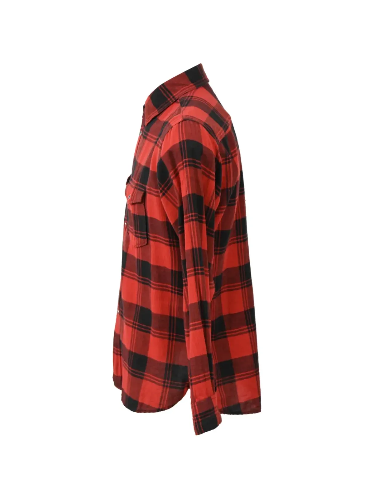 Saint Laurent Pre-Owned チェック柄シャツ - レッド - 画像3