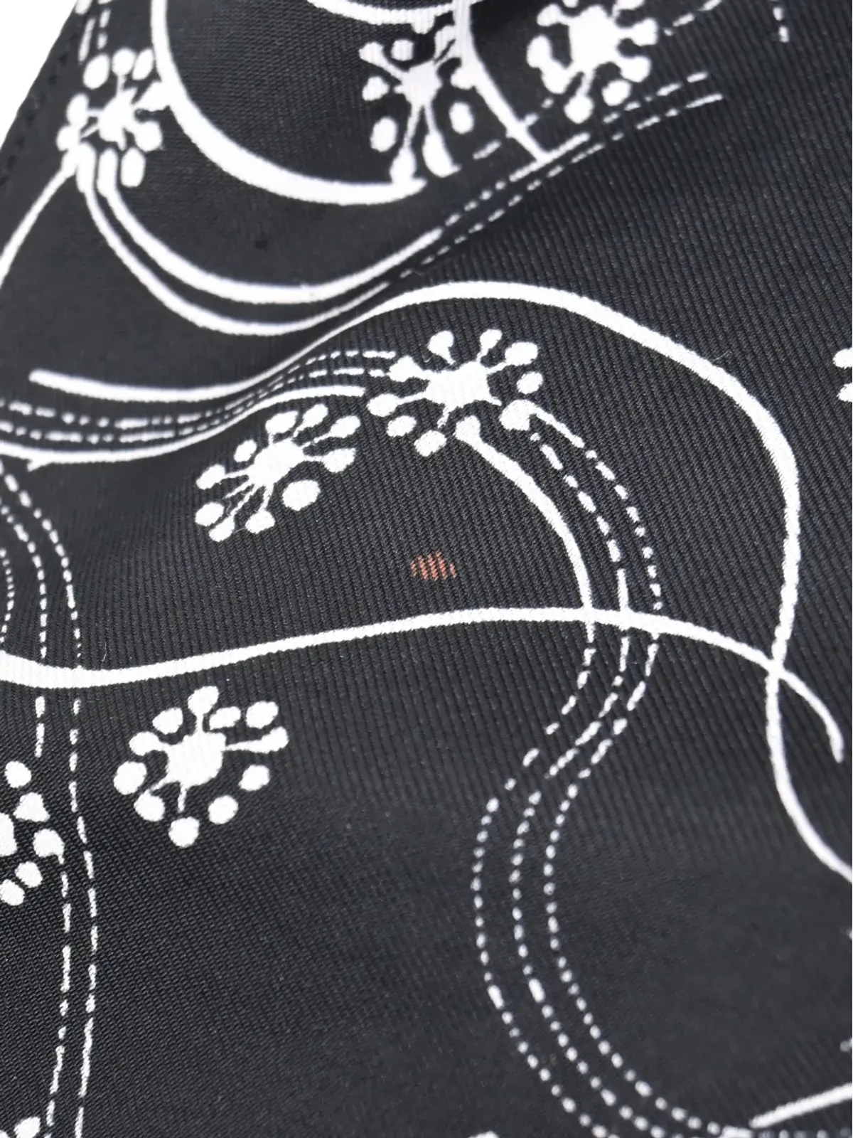 Kenzo Pre-Owned gathered printed midi dress - Black - 画像5