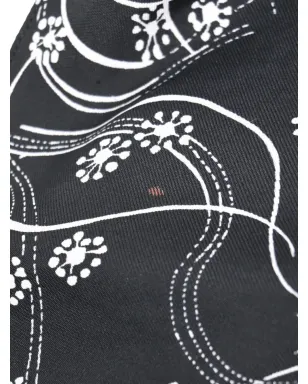 Kenzo Pre-Owned gathered printed midi dress - Black - サムネイル5