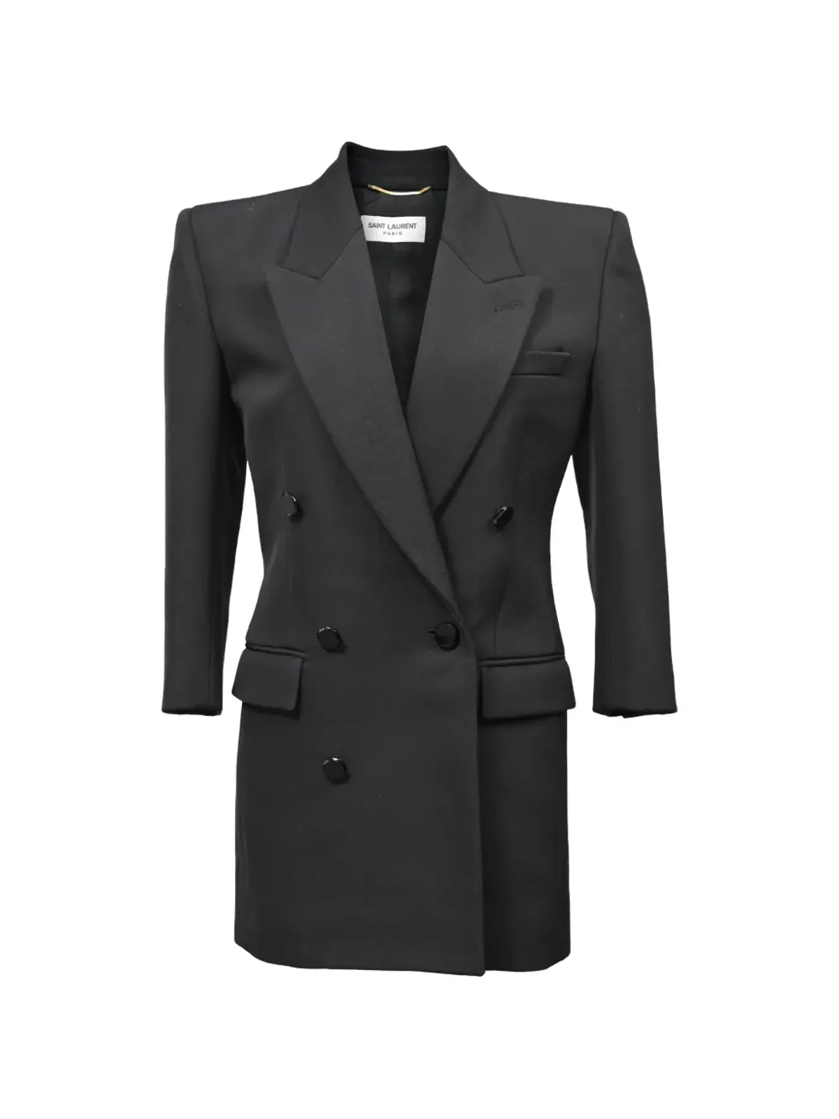 Saint Laurent Pre-Owned ダブルブレスト ウールコート - 画像1
