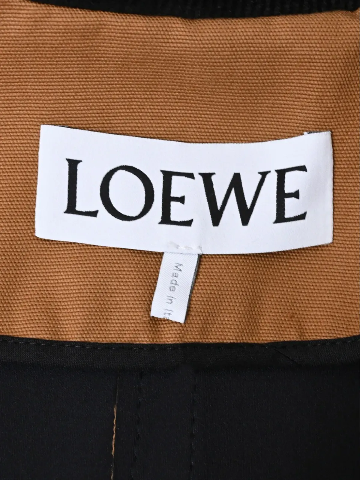Loewe Pre-Owned コーデュロイ襟付きシャツジャケット（ブラウン） - 画像3