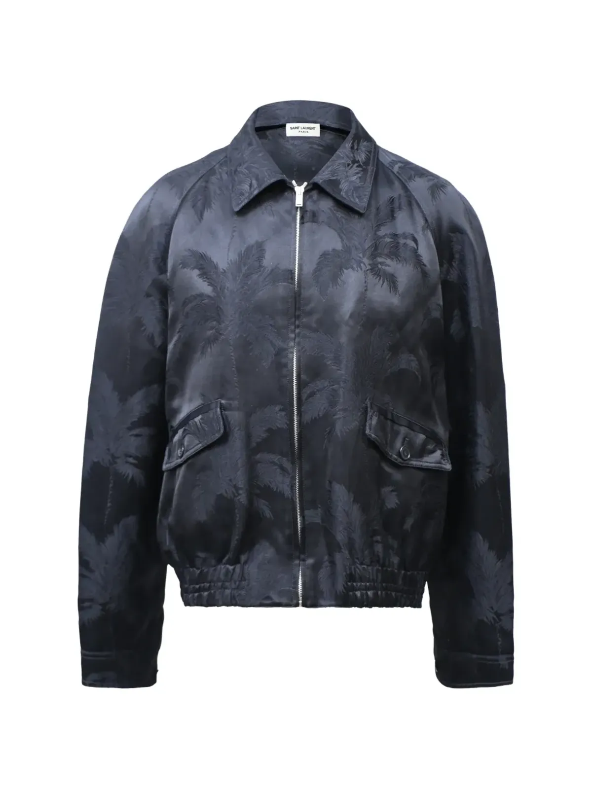 Saint Laurent Pre-Owned パームツリージャカード ボンバージャケット - 画像1