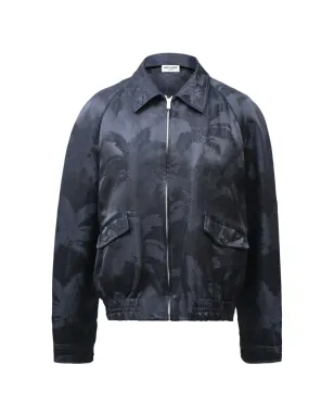 Saint Laurent Pre-Owned パームツリージャカード ボンバージャケット - サムネイル1