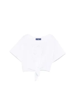 Ermanno Scervino Junior カットアウトTシャツ - サムネイル1