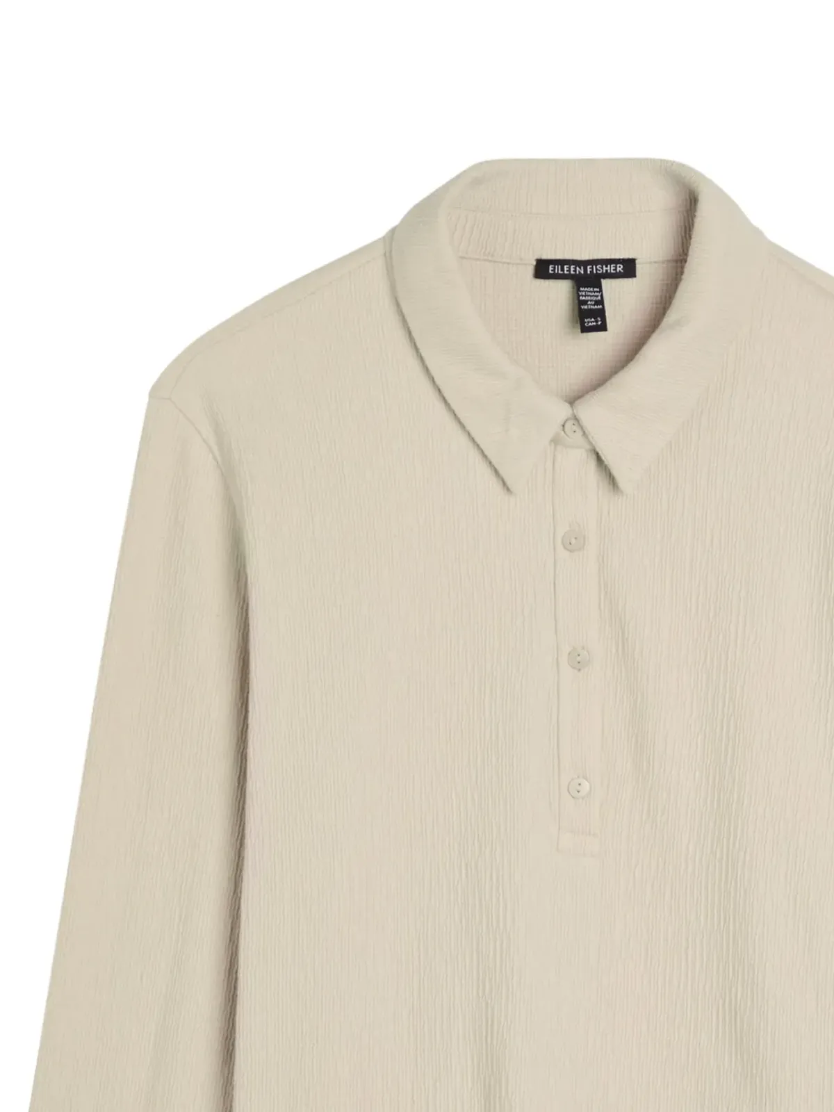 Eileen Fisher ボタン留めポロシャツ - 画像2