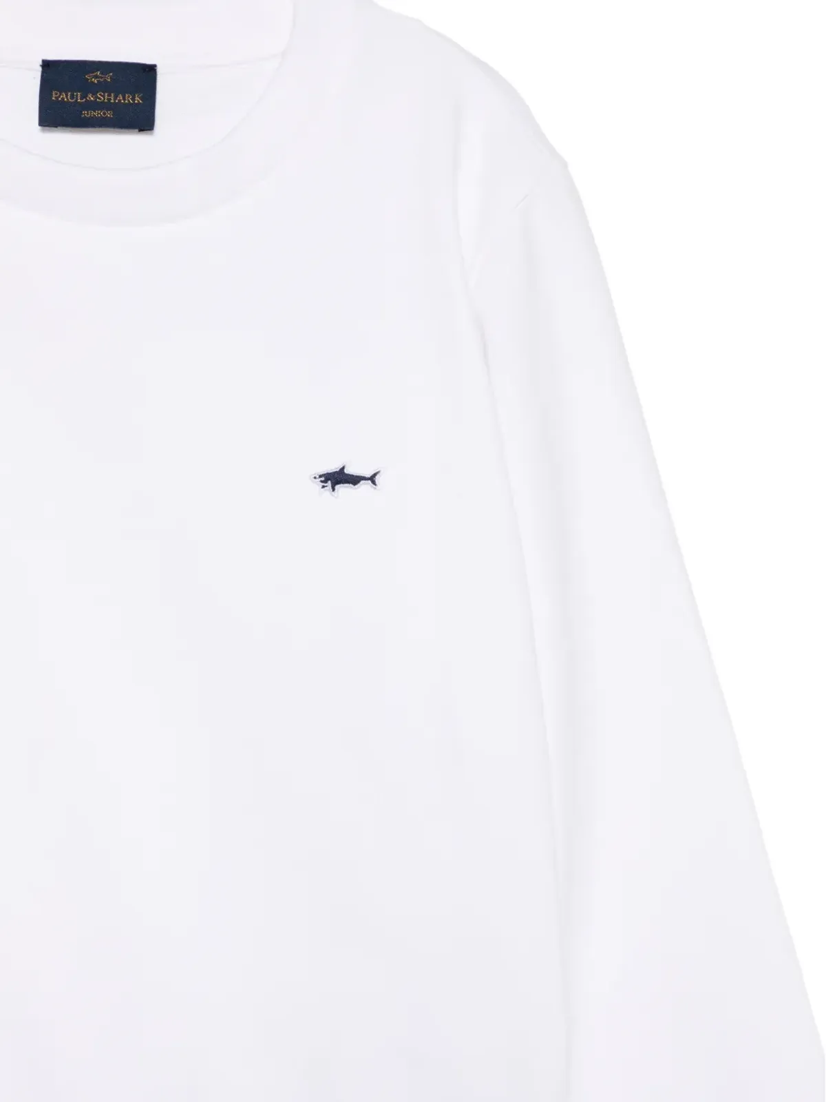 Paul & Shark Junior ロゴ刺繍入り長袖スウェットシャツ - White - 画像3