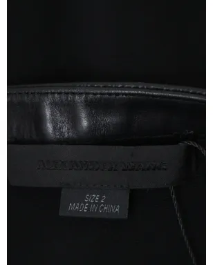 Alexander Wang レザートリムのペンシルスカート - サムネイル4
