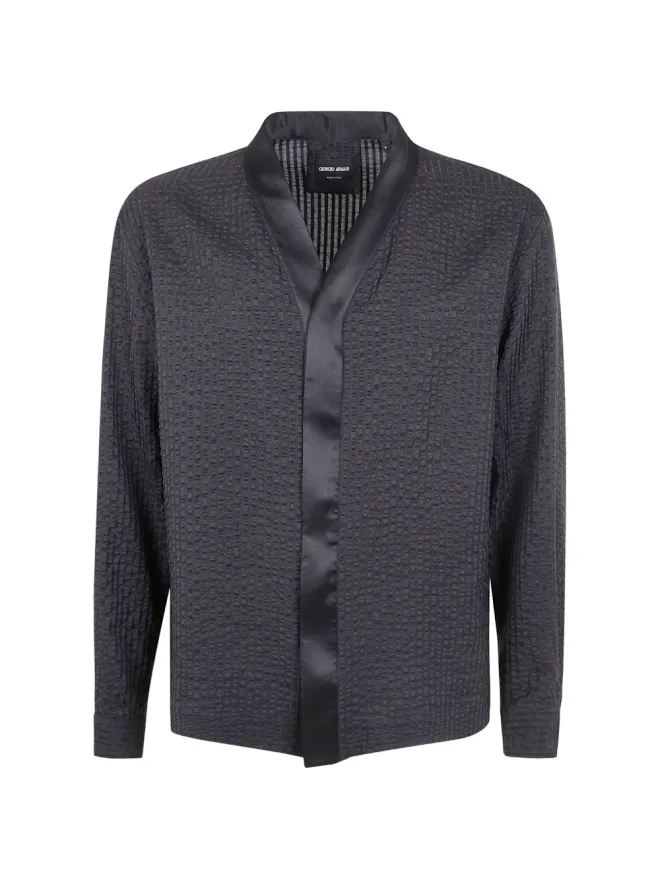 Giorgio Armani Giorgio Armani テクスチャードシャツジャケットの商品画像