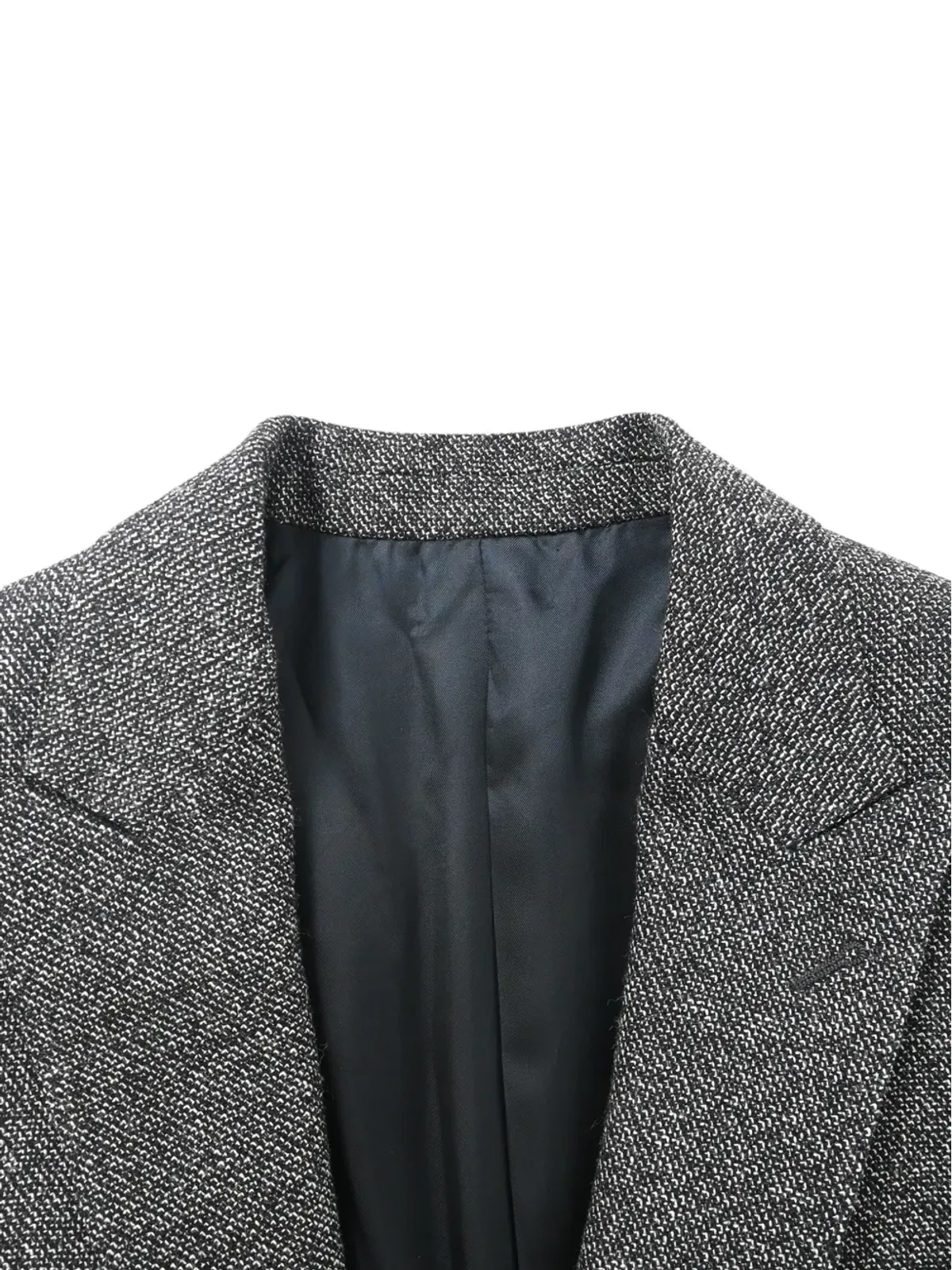 Celine Pre-Owned グレーのシングルブレスト・ウールブレザー - 画像5