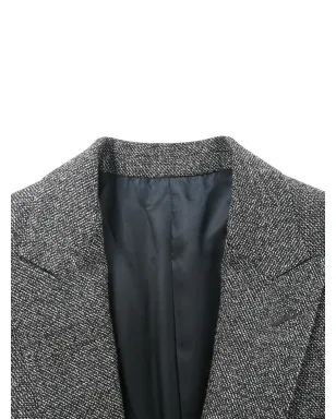 Celine Pre-Owned グレーのシングルブレスト・ウールブレザー - サムネイル5