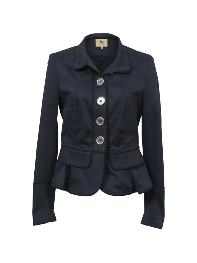 Burberry Pre-Owned Burberry Pre-Owned Londonボタン付きコットンブレザーの商品画像