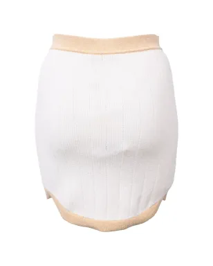 Balmain Pre-Owned ボタン編みミニスカート - サムネイル2