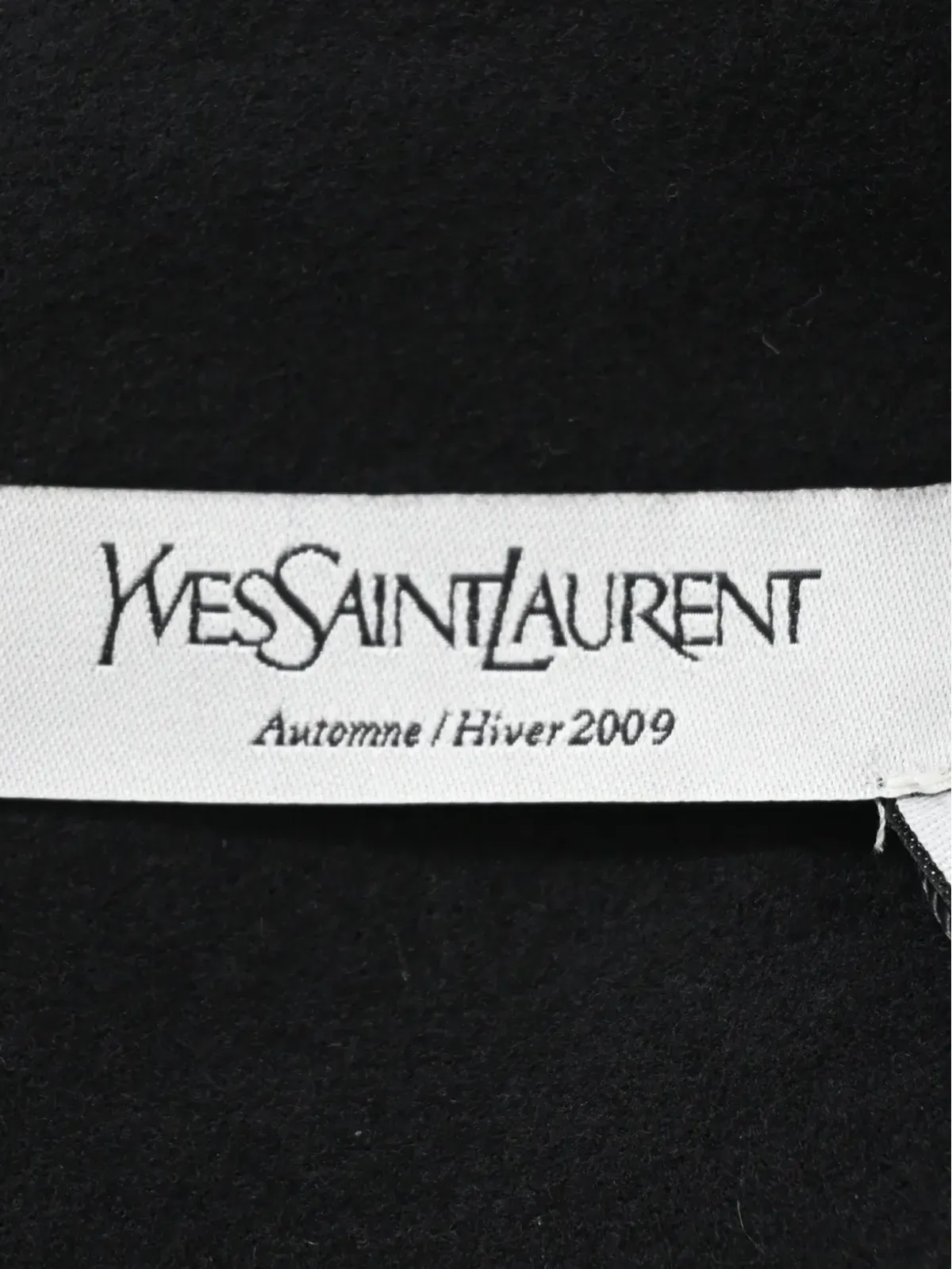 Saint Laurent Pre-Owned ラップミニペンシルスカート（ブラック） - 画像3