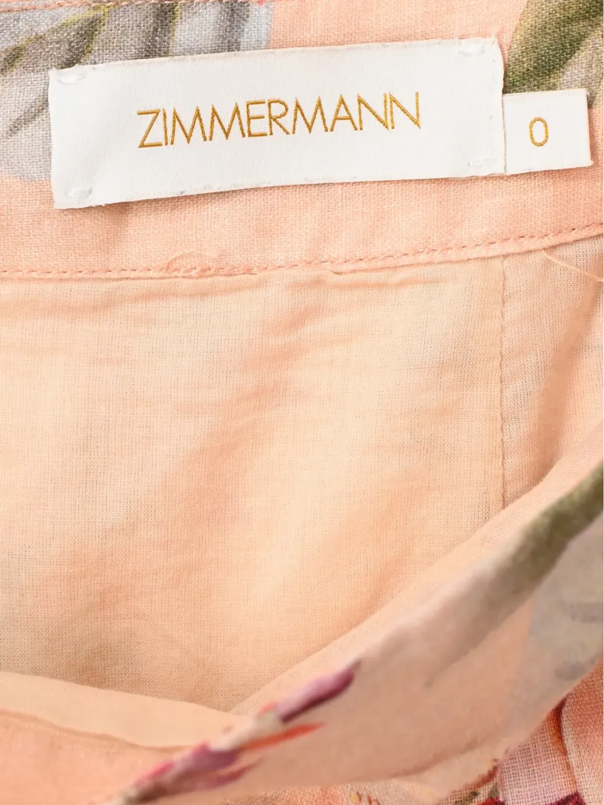 ZIMMERMANN カンデセント・フリップ 花柄ミニスカート - 画像4