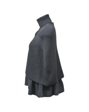 Red Valentino Vintage ロールネック ケープセーター - サムネイル3